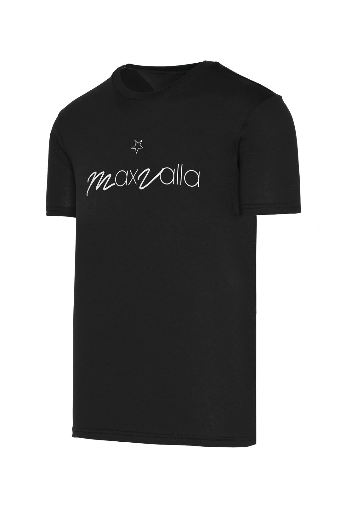 Black Cotton Signature Tee