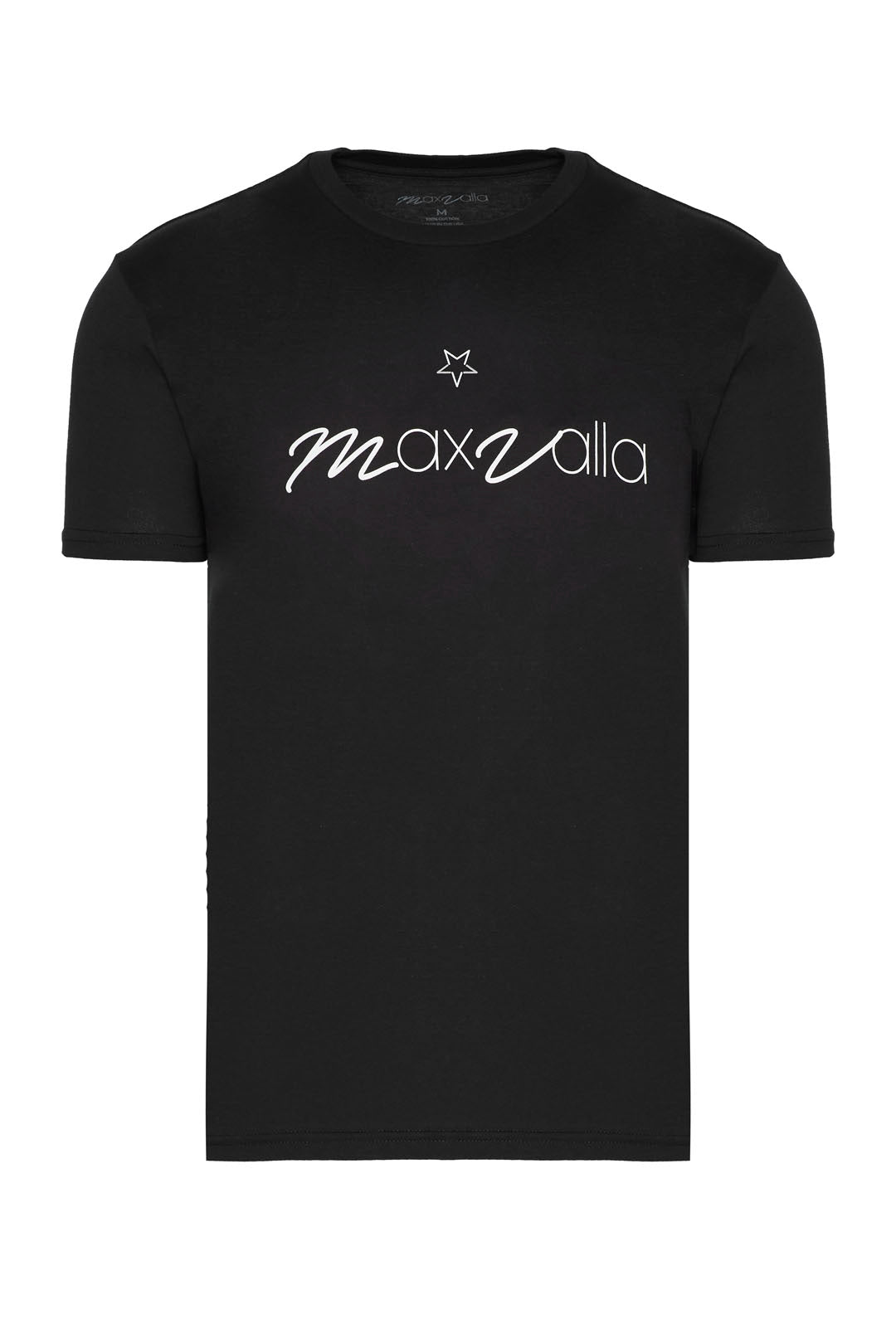 Black Cotton Signature Tee